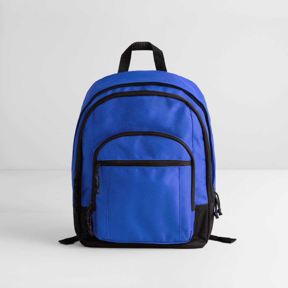 Customizable Basic Backpack ADD YOUR OWN PHOTO, IMAGES, DESIGNS, QUOTES AND MORE - royal blue