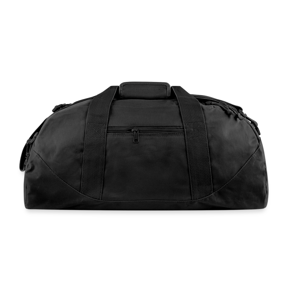 Customizable Duffel Bag ADD YOUR OWN PHOTO, IMAGES, DESIGNS, QUOTES AND MORE - black