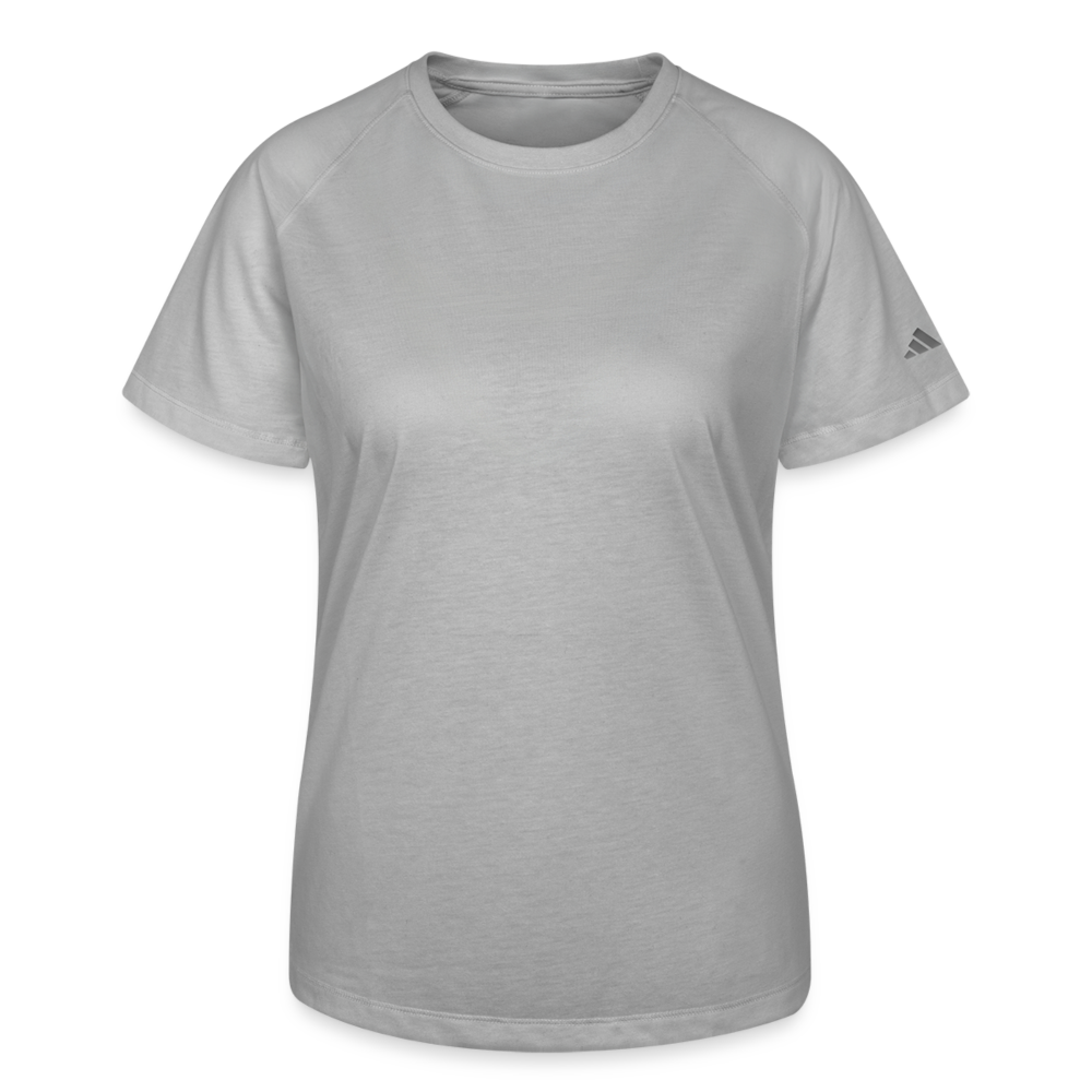 Customizable Adidas Women's Blended T-shirt ADD YOUR OWN PHOTO, IMAGES, DESIGNS, QUOTES AND MORE - gray marble