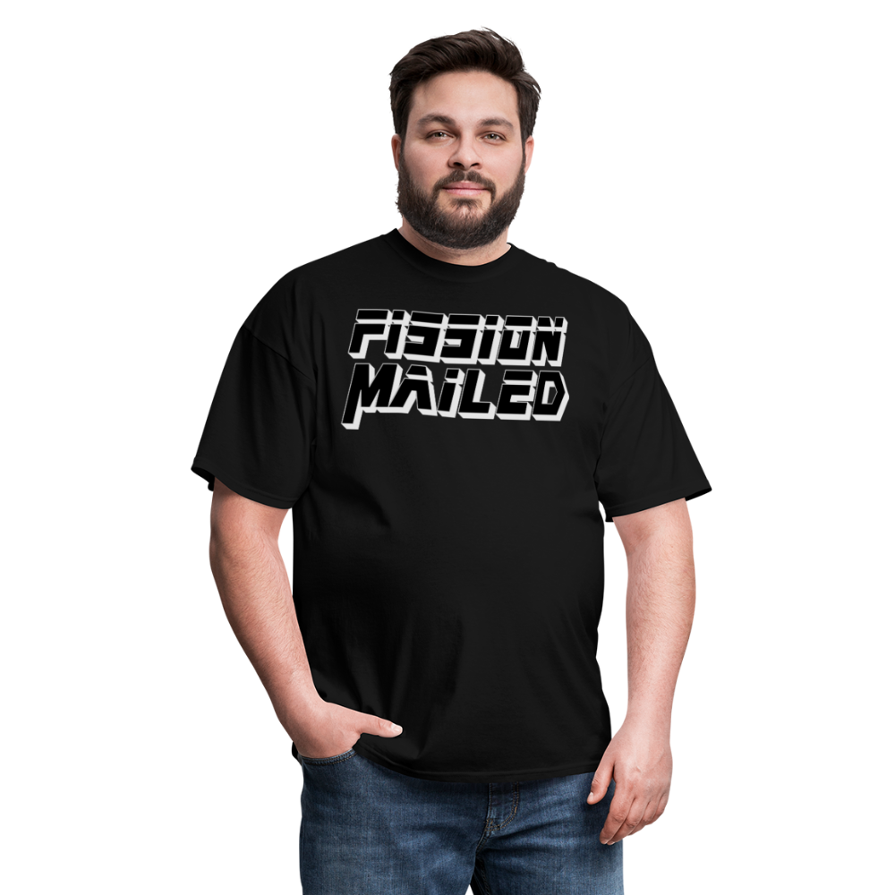 Fission Mailed Black & Gray Shadow Funny Videogame Quote & Meme Unisex Classic T-Shirt - black