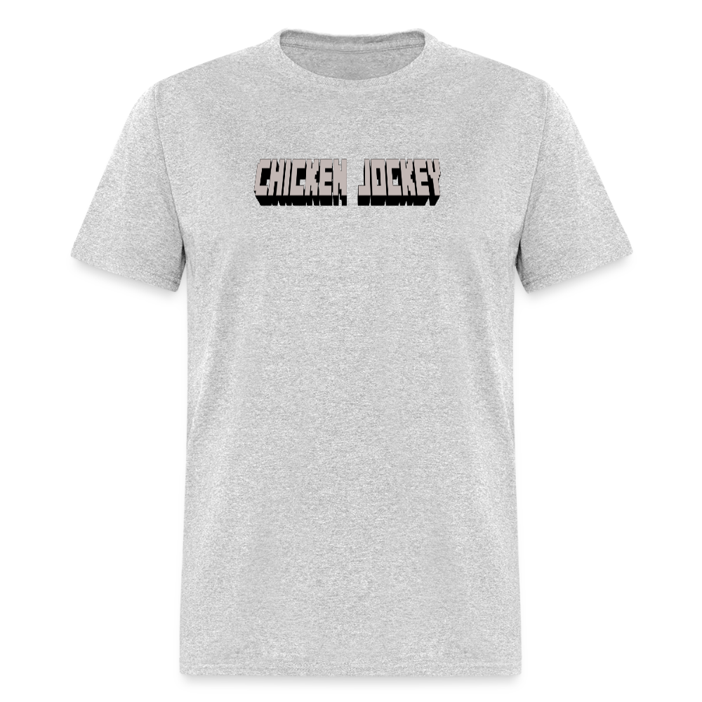 Chicken Jockey Gray Unisex Classic T-Shirt - heather gray