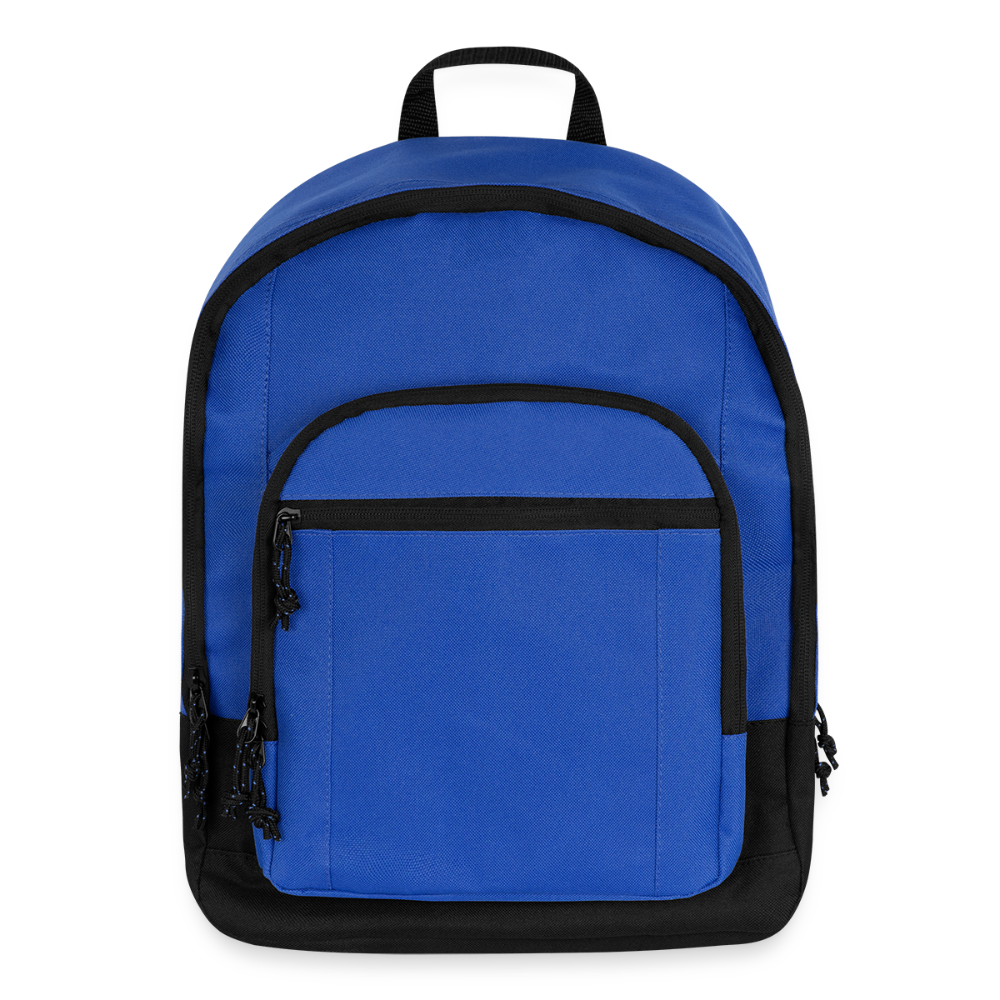 Customizable Basic Backpack ADD YOUR OWN PHOTO, IMAGES, DESIGNS, QUOTES AND MORE - royal blue