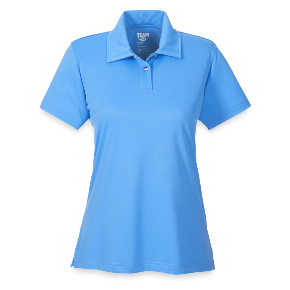 Customizable Ladies' Command Snag Protection Polo ADD YOUR OWN PHOTO, IMAGES, DESIGNS, QUOTES AND MORE - light blue