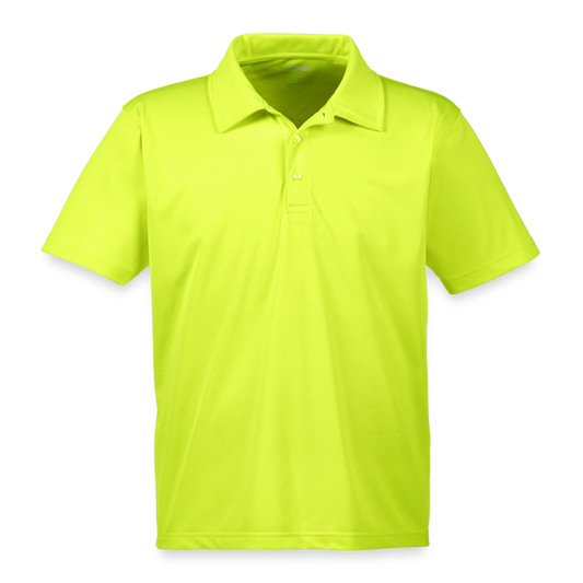 Customizable Men's Command Snag Protection Polo ADD YOUR OWN PHOTO, IMAGES, DESIGNS, QUOTES AND MORE - safety yellow