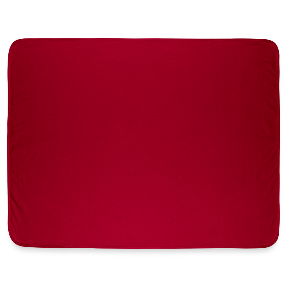 Custom Photo Fleece Blanket – Personalized Cozy Throw with Your Images, Quotes & Designs - red