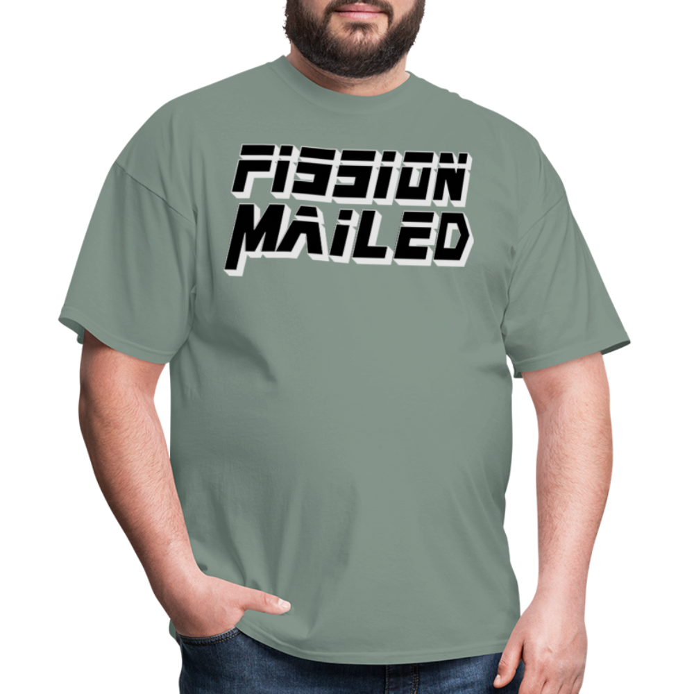 Fission Mailed Black & Gray Shadow Funny Videogame Quote & Meme Unisex Classic T-Shirt - sage