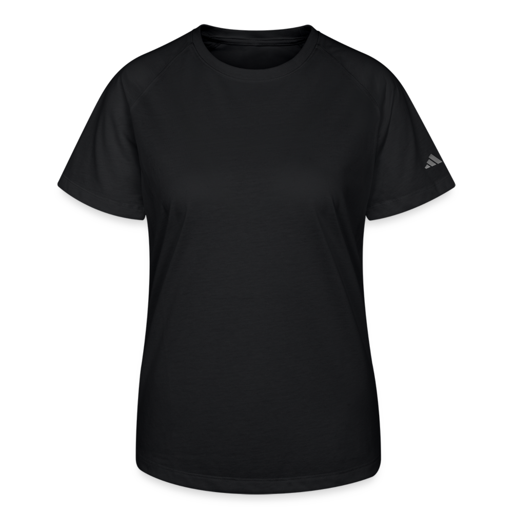 Customizable Adidas Women's Blended T-shirt ADD YOUR OWN PHOTO, IMAGES, DESIGNS, QUOTES AND MORE - black