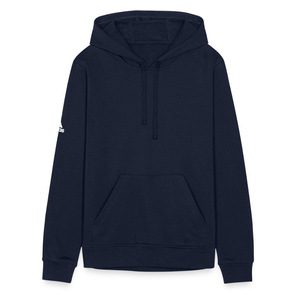 Customizable Adidas Unisex Fleece Hoodie ADD YOUR OWN PHOTO, IMAGES, DESIGNS, QUOTES AND MORE - french navy