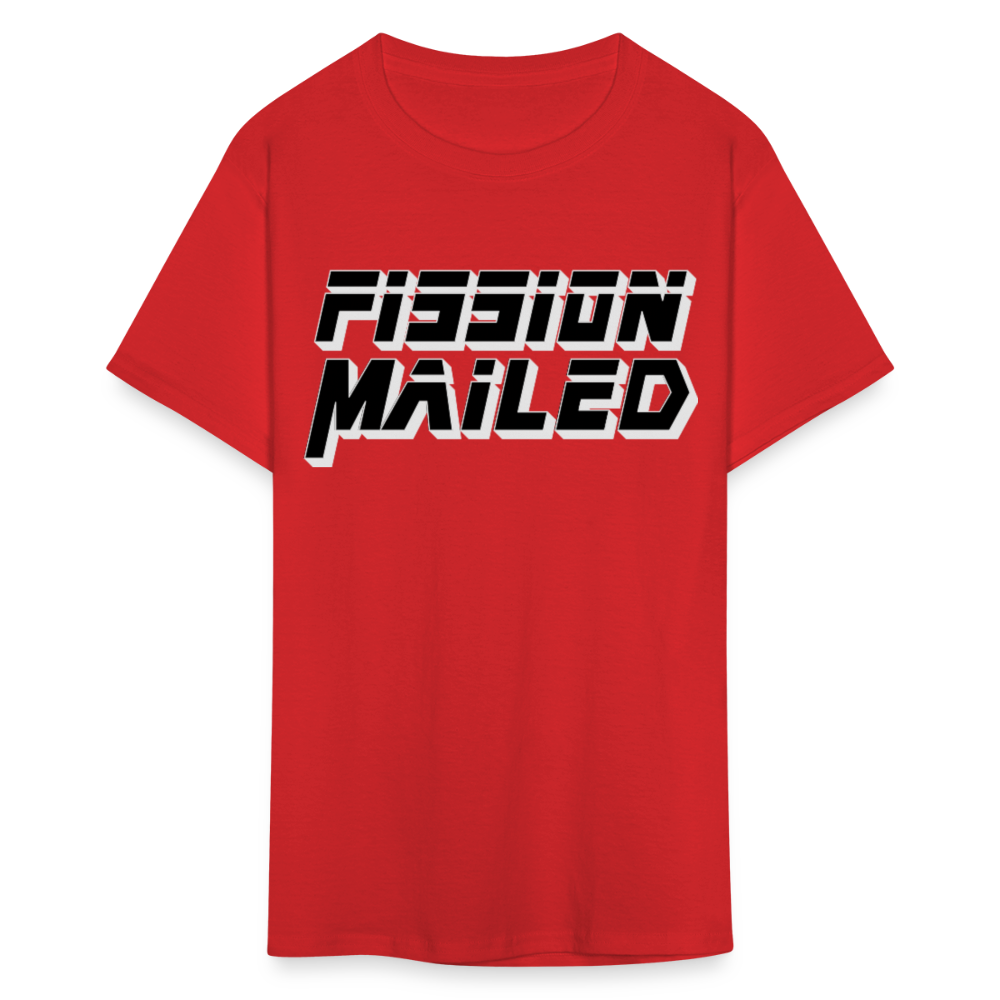 Fission Mailed Black & Gray Shadow Funny Videogame Quote & Meme Unisex Classic T-Shirt - red