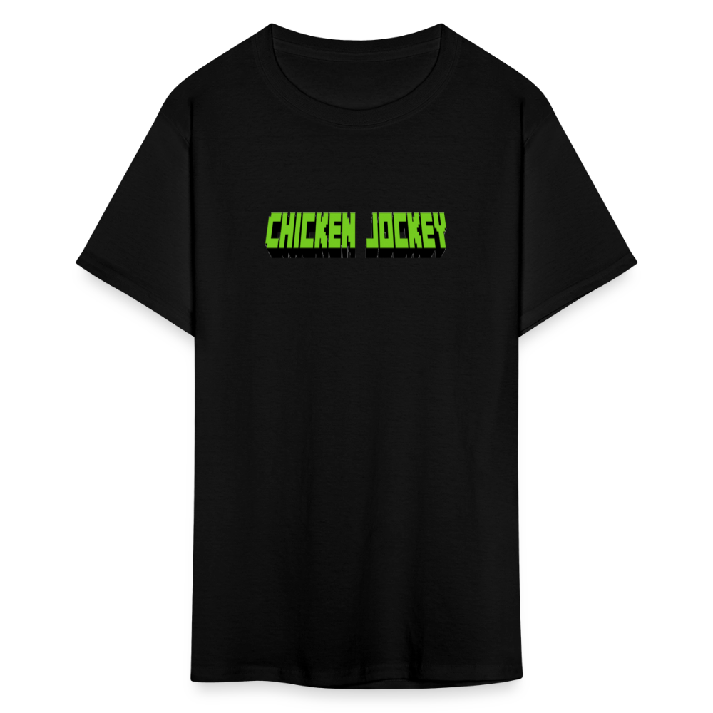 Chicken Jockey Green Unisex Classic T-Shirt - black