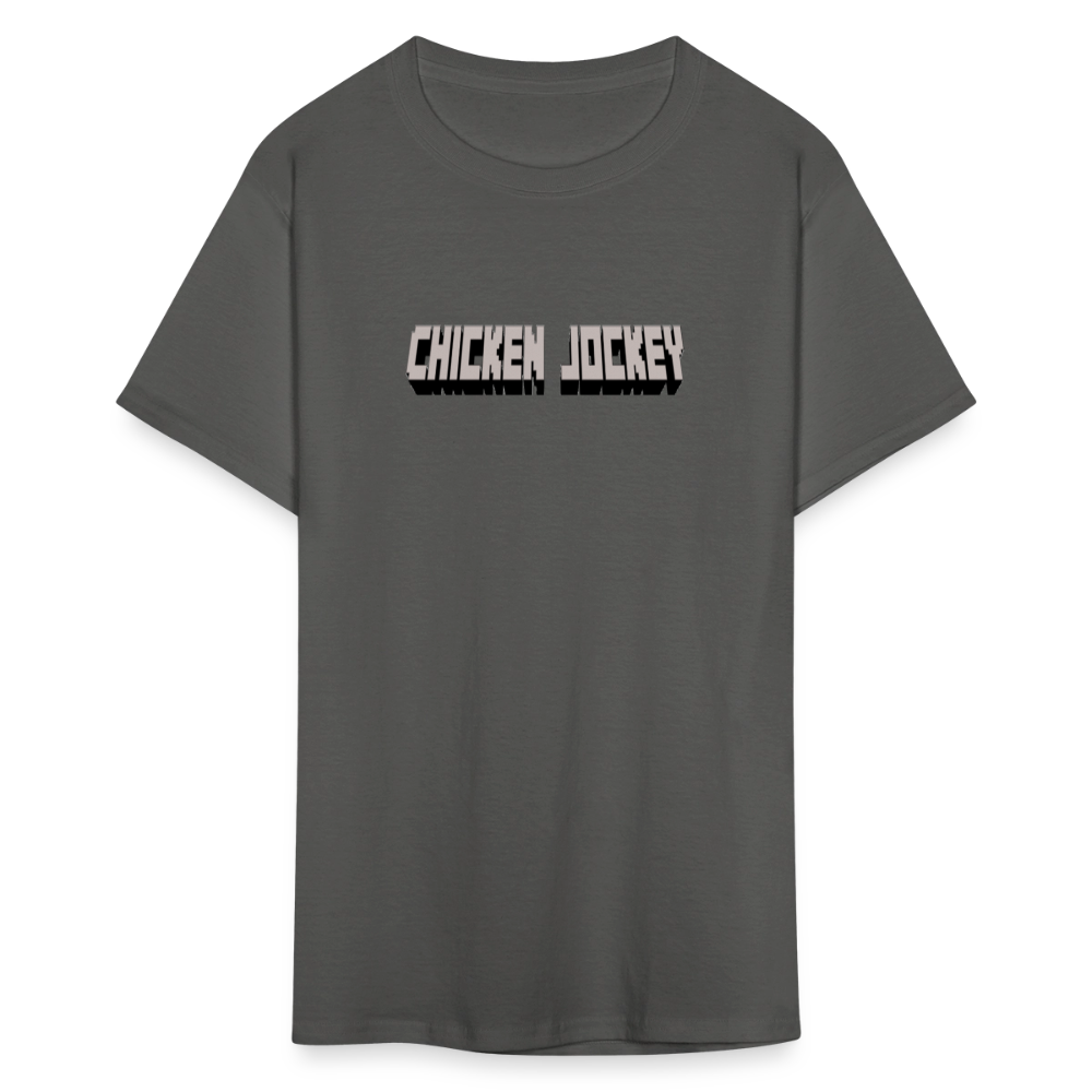 Chicken Jockey Gray Unisex Classic T-Shirt - charcoal