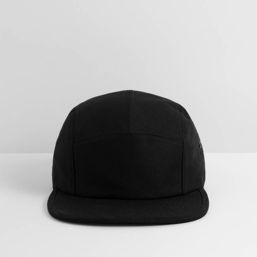 Customizable Jockey Camper Cap ADD YOUR OWN PHOTO, IMAGES, DESIGNS, QUOTES AND MORE - black