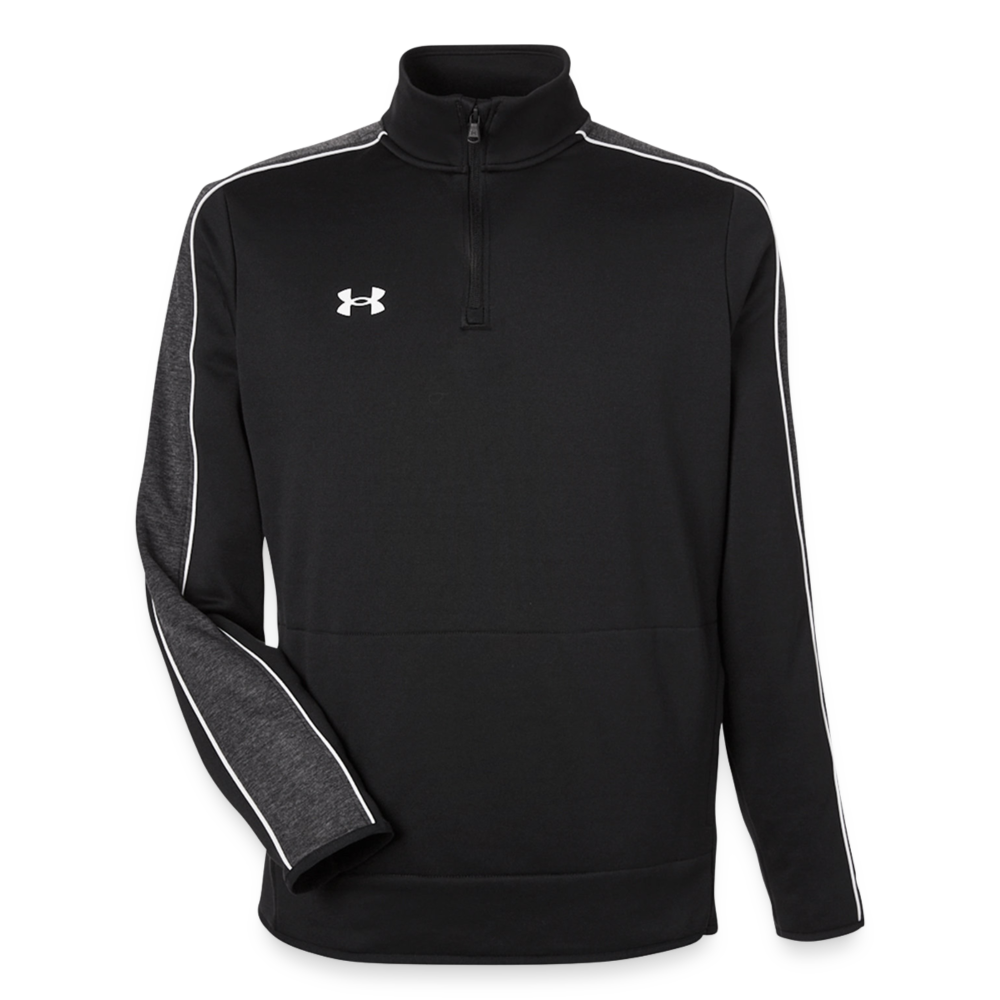 Customizable Under Armour Under Armour Men's Command Quarter Zip 2.0 ADD YOUR OWN PHOTO, IMAGES, DESIGNS, QUOTES AND MORE - black/white