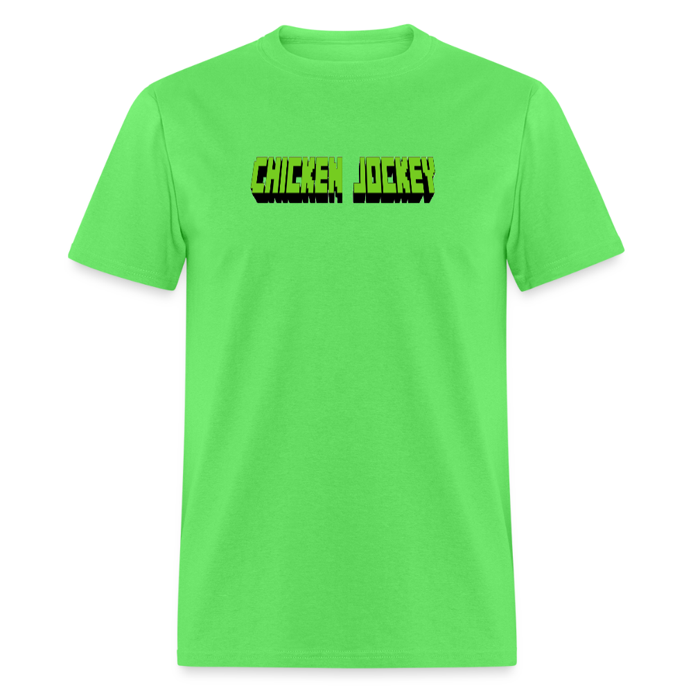 Chicken Jockey Green Unisex Classic T-Shirt - kiwi
