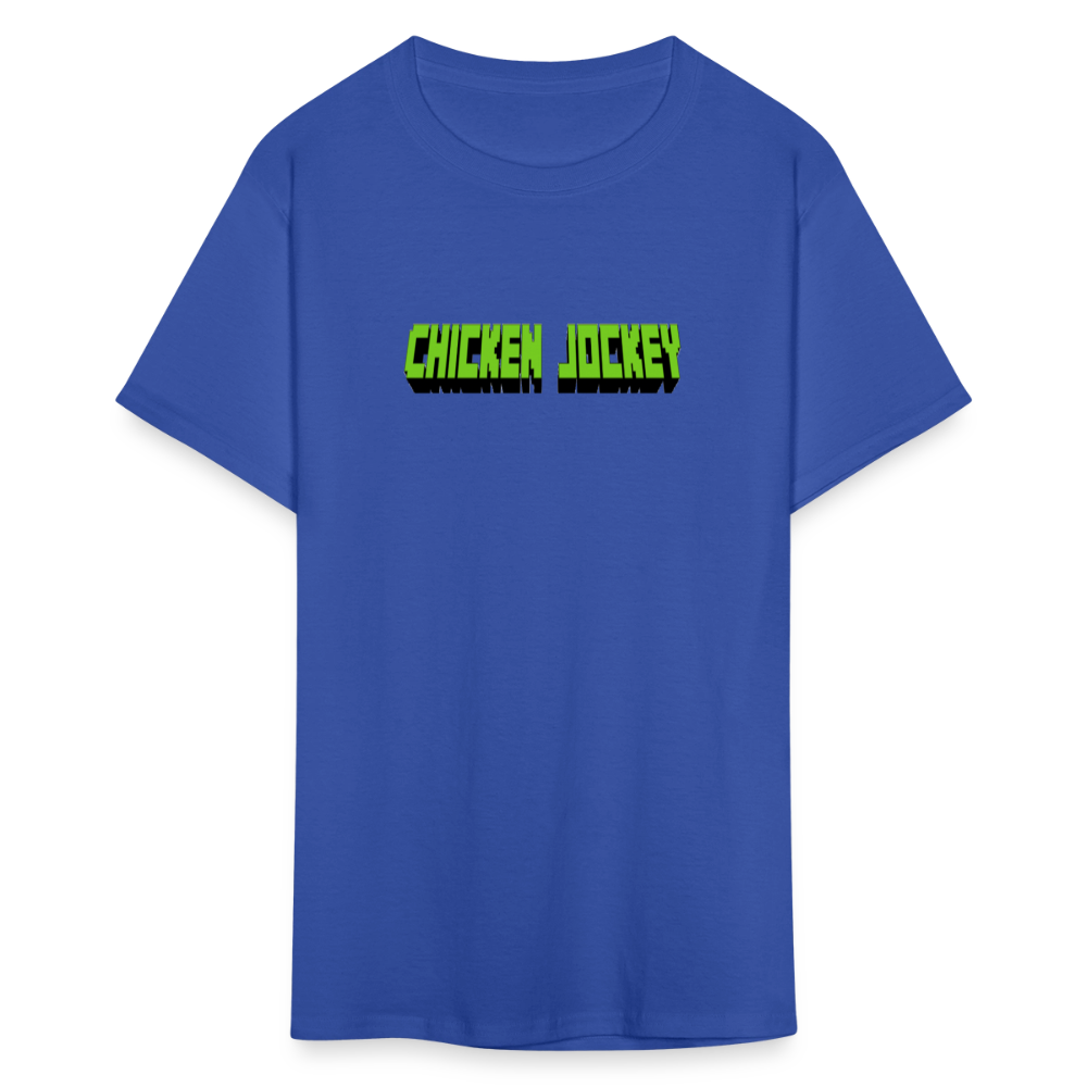 Chicken Jockey Green Unisex Classic T-Shirt - royal blue