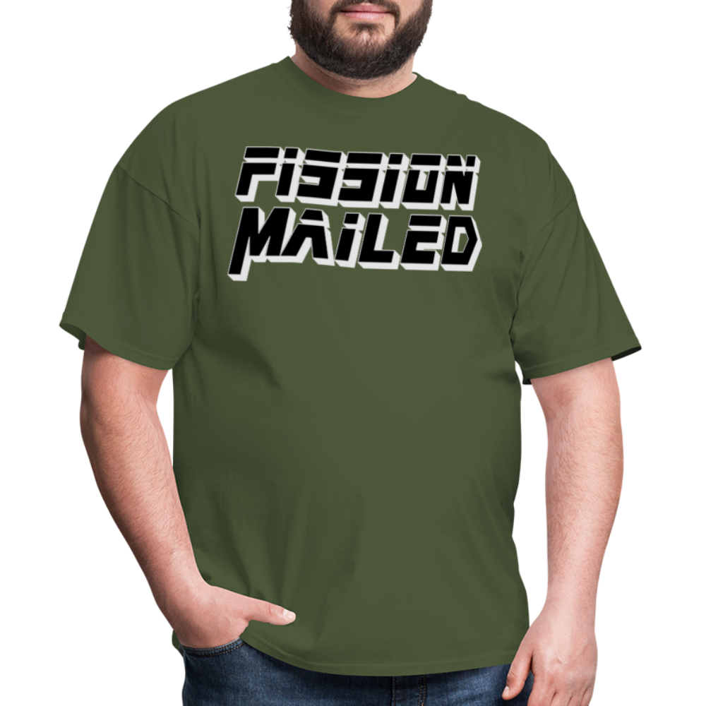 Fission Mailed Black & Gray Shadow Funny Videogame Quote & Meme Unisex Classic T-Shirt - military green