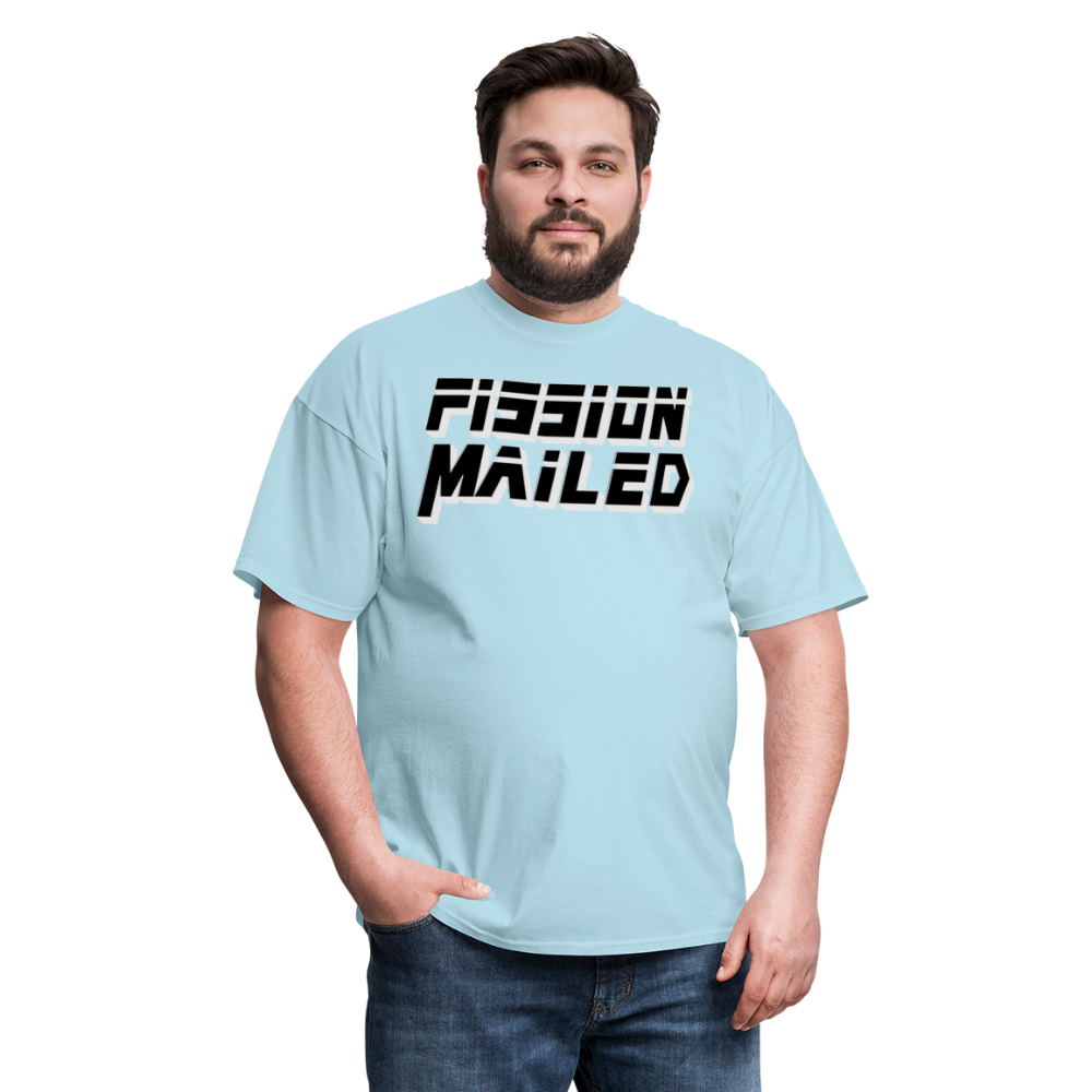 Fission Mailed Black & Gray Shadow Funny Videogame Quote & Meme Unisex Classic T-Shirt - powder blue