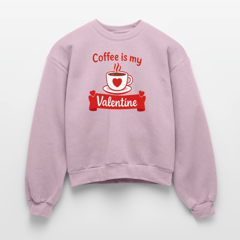 Women's Fleece Crewneck Sweatshirt - blush pink 