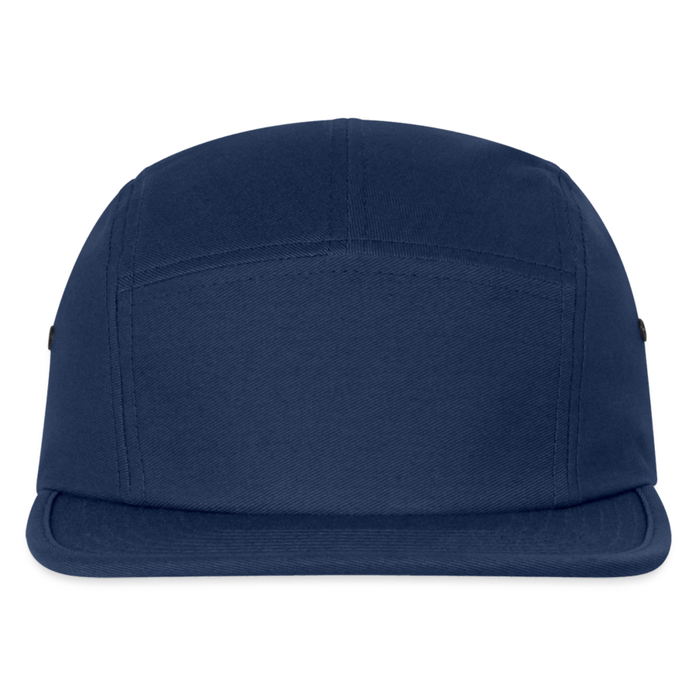 Customizable Jockey Camper Cap ADD YOUR OWN PHOTO, IMAGES, DESIGNS, QUOTES AND MORE - navy