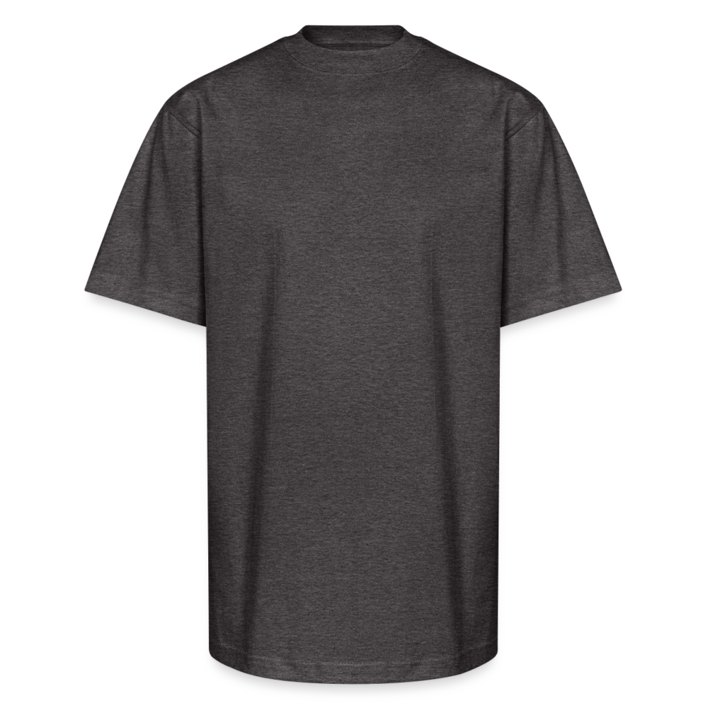 Customizable Unisex Oversized Heavyweight T-Shirt ADD YOUR OWN PHOTO, IMAGES, DESIGNS, QUOTES AND MORE - charcoal grey