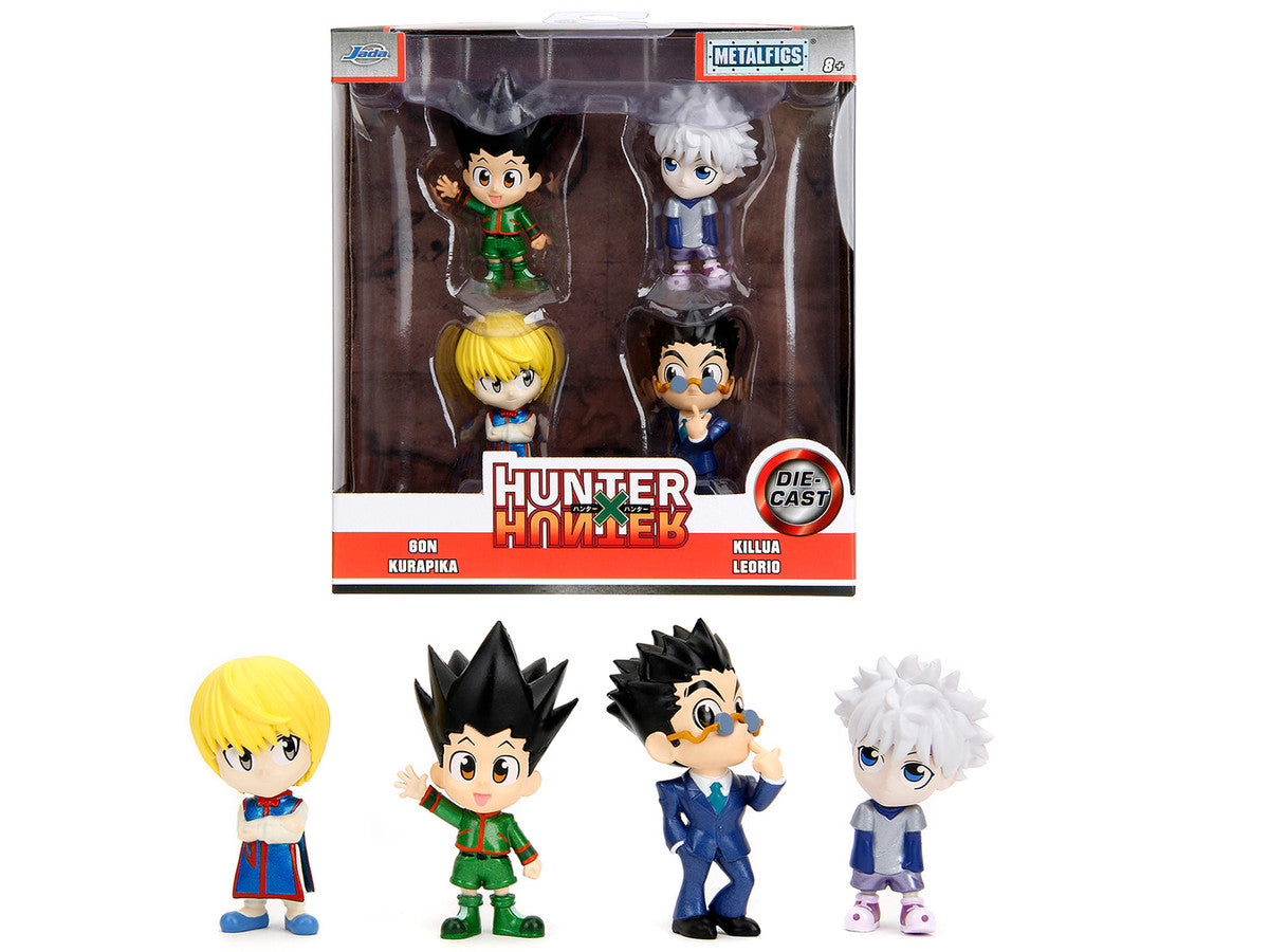 Set of 4 Diecast Figures "Hunter × Hunter" (2011-2014) TV Series "Metalfigs" Series Diecast Models by Jada