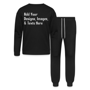 Customizable Bella + Canvas Unisex Lounge Wear Set add your own photos, images, designs, quotes, texts and more