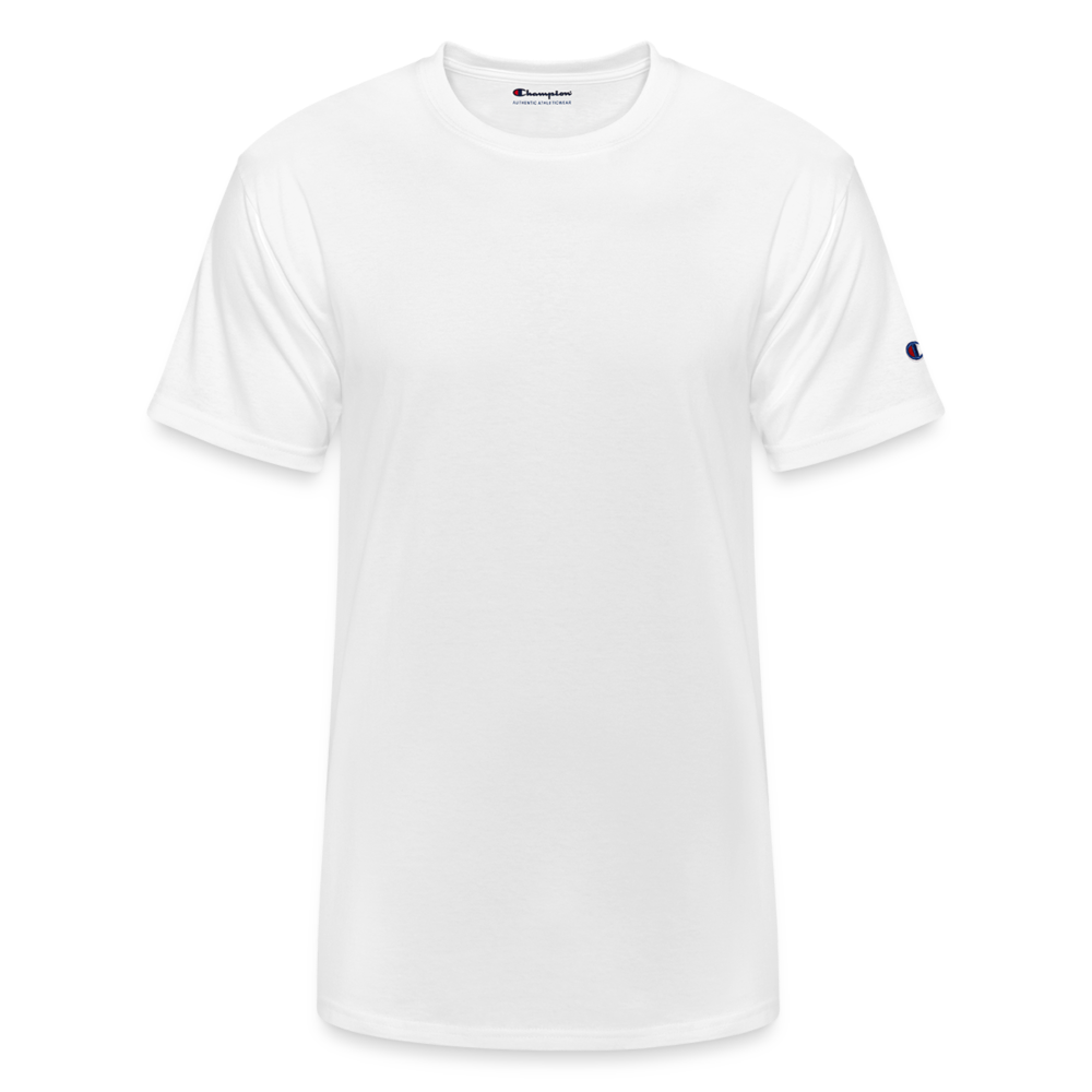 Customizable Champion Unisex T-Shirt add your own photos, images, designs, quotes, texts and more - white