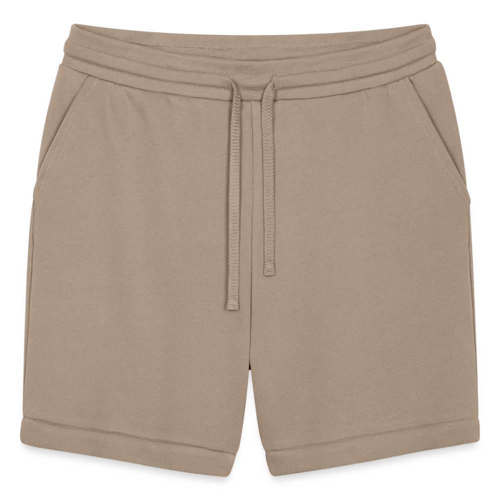 Customizable Bella + Canvas Unisex Shorts add your own photos, images, designs, quotes, texts and more - tan