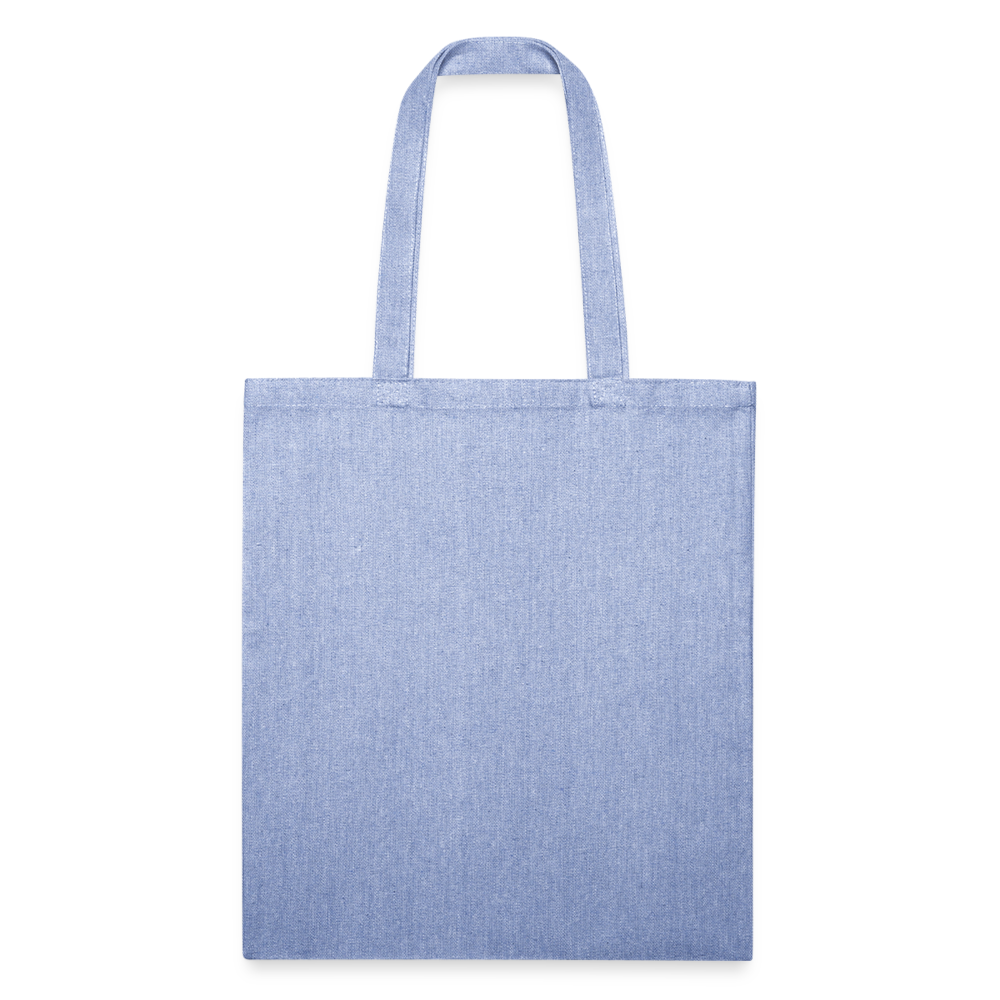 Customizable Recycled Tote Bag add your own photos, images, designs, quotes, texts and more - light Denim