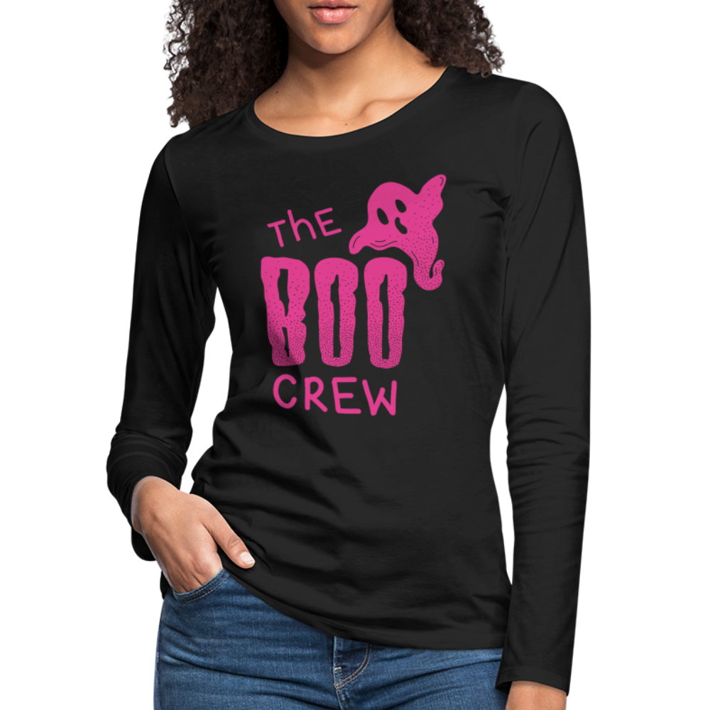 The Boo Crew Women's Premium Long Sleeve T-Shirt - black