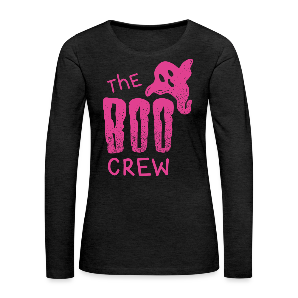 The Boo Crew Women's Premium Long Sleeve T-Shirt - charcoal grey