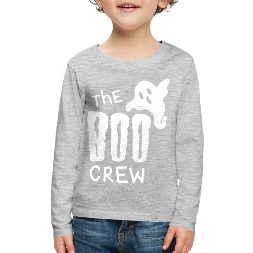 The Boo Crew Kids' Premium Long Sleeve T-Shirt - heather gray