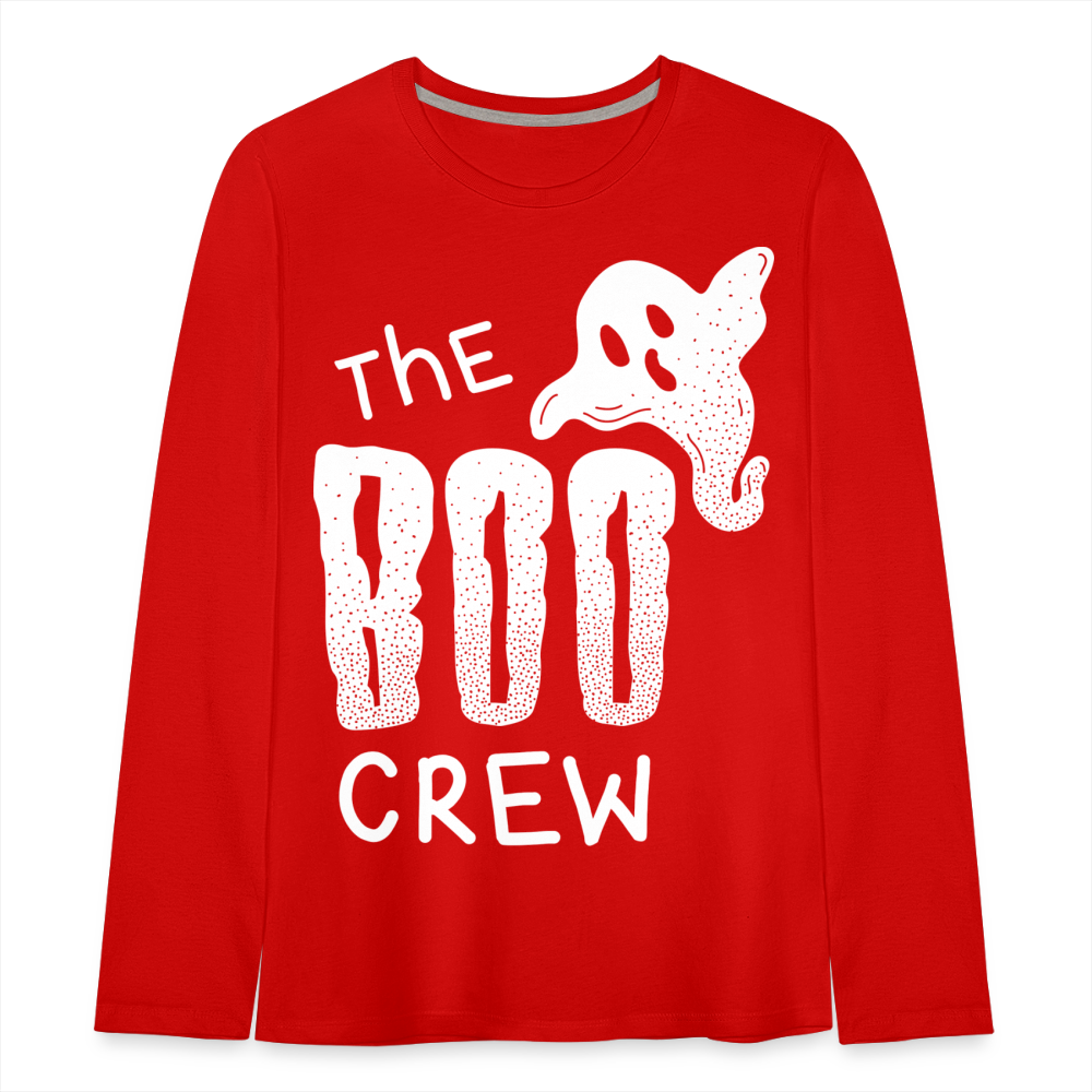 The Boo Crew Kids' Premium Long Sleeve T-Shirt - red
