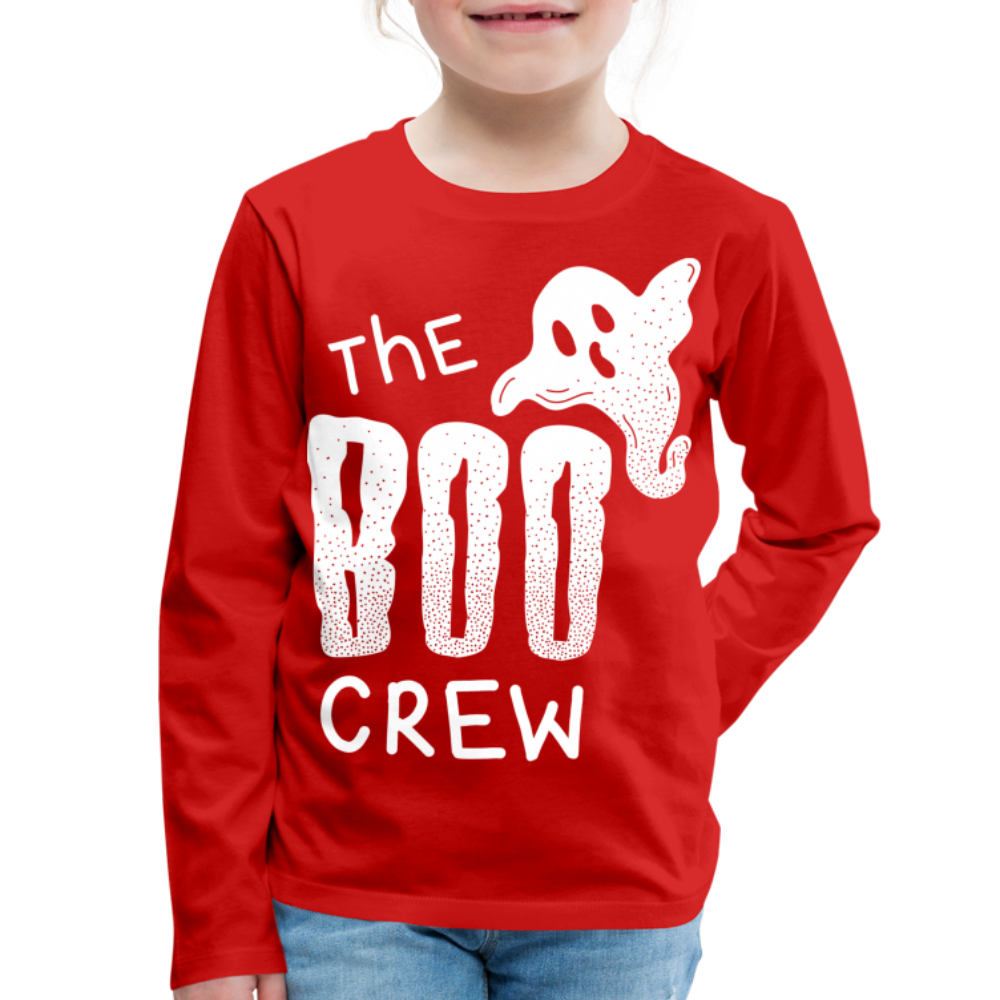 The Boo Crew Kids' Premium Long Sleeve T-Shirt - red