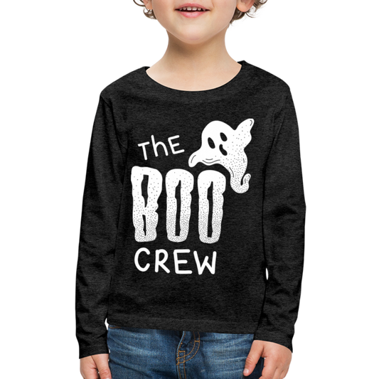 The Boo Crew Kids' Premium Long Sleeve T-Shirt - charcoal grey
