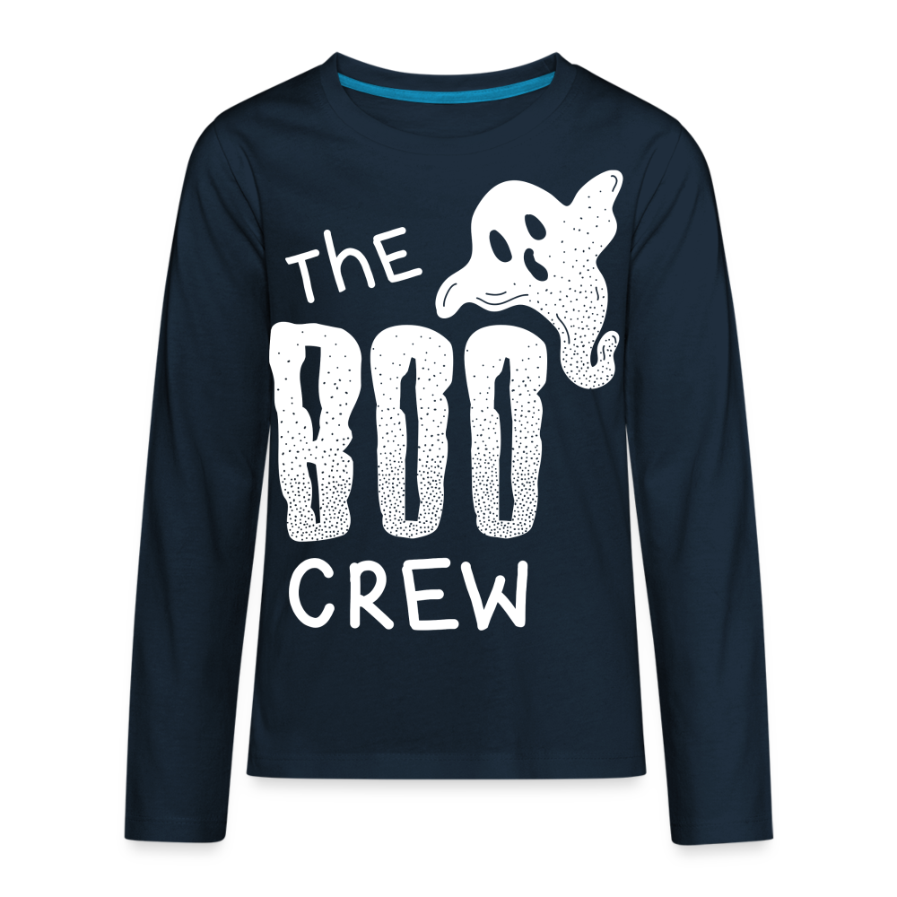 The Boo Crew Kids' Premium Long Sleeve T-Shirt - deep navy
