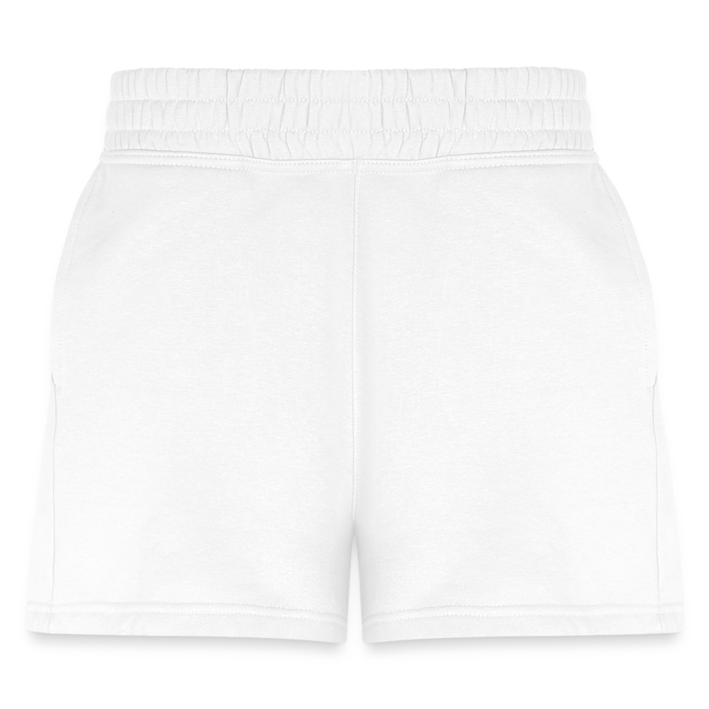 Customizable Women's Jogger Short add your own photos, images, designs, quotes, texts and more - white