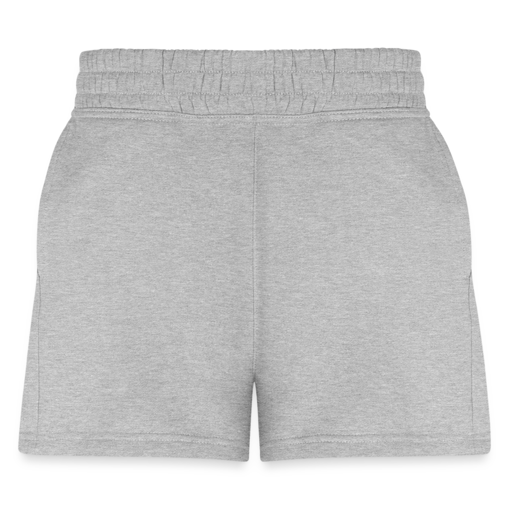 Customizable Women's Jogger Short add your own photos, images, designs, quotes, texts and more - heather gray