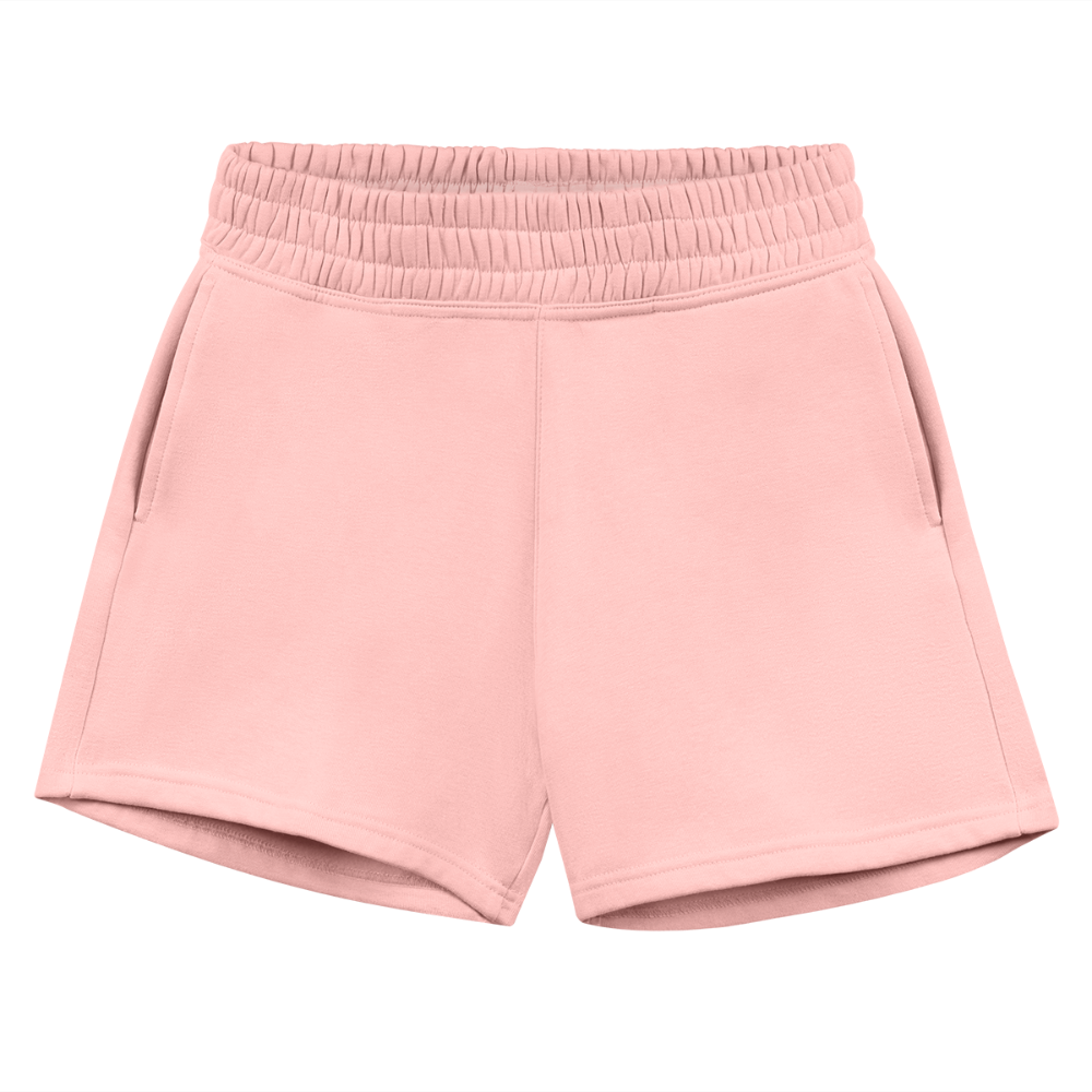 Customizable Women's Jogger Short add your own photos, images, designs, quotes, texts and more - light pink