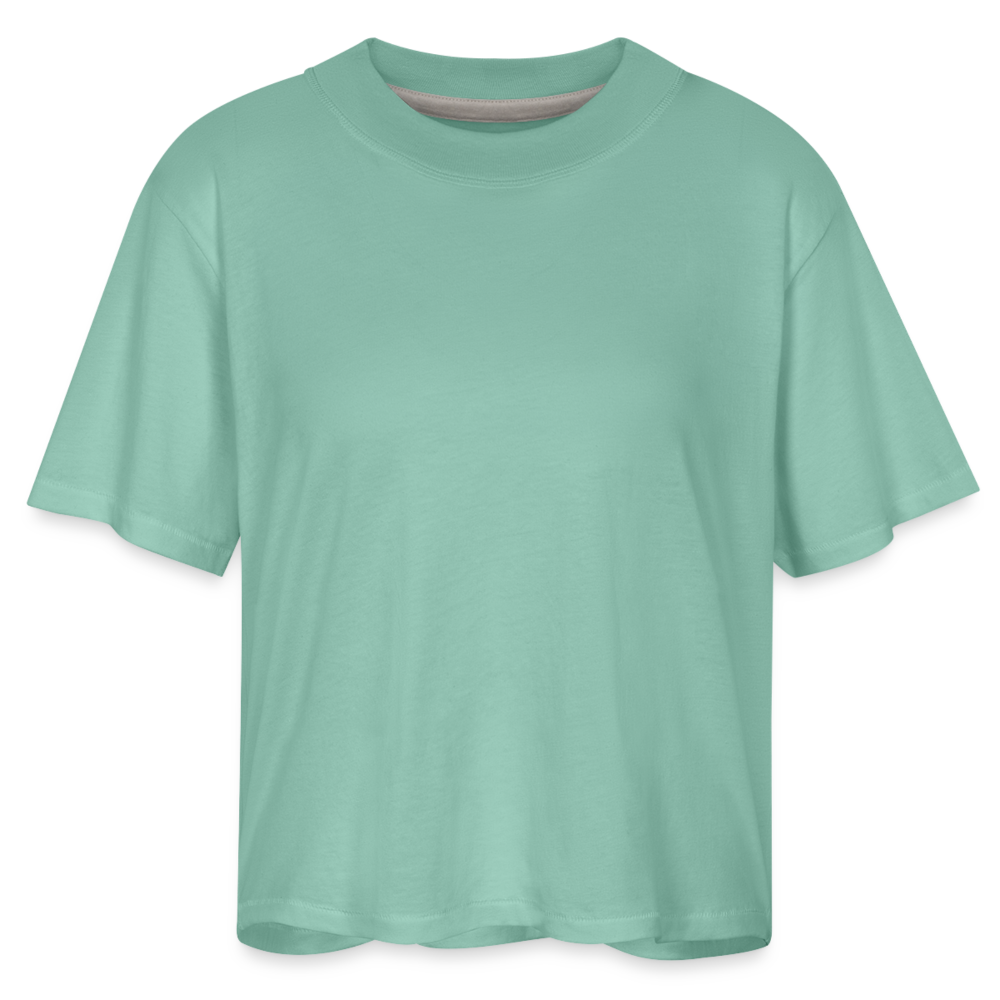 Customizable Women's Boxy Tee add your own photos, images, designs, quotes, texts and more - saltwater