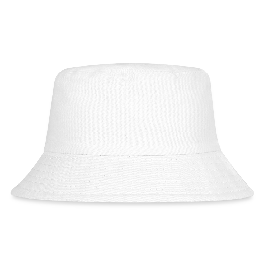 Customizable Kid's Bucket Hat add your own photos, images, designs, quotes, texts and more - white