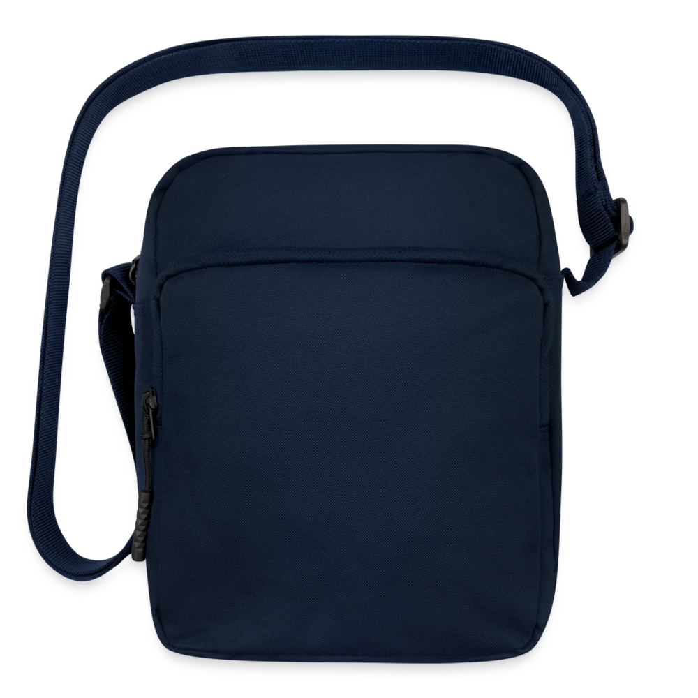 Customizable Upright Crossbody Bag add your own photos, images, designs, quotes, texts and more - navy