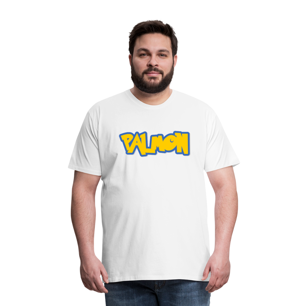 PALMON Videogame Gift for Gamers & PC players Men's Premium T-Shirt - white