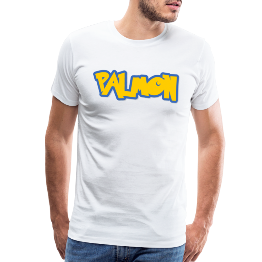 PALMON Videogame Gift for Gamers & PC players Men's Premium T-Shirt - white