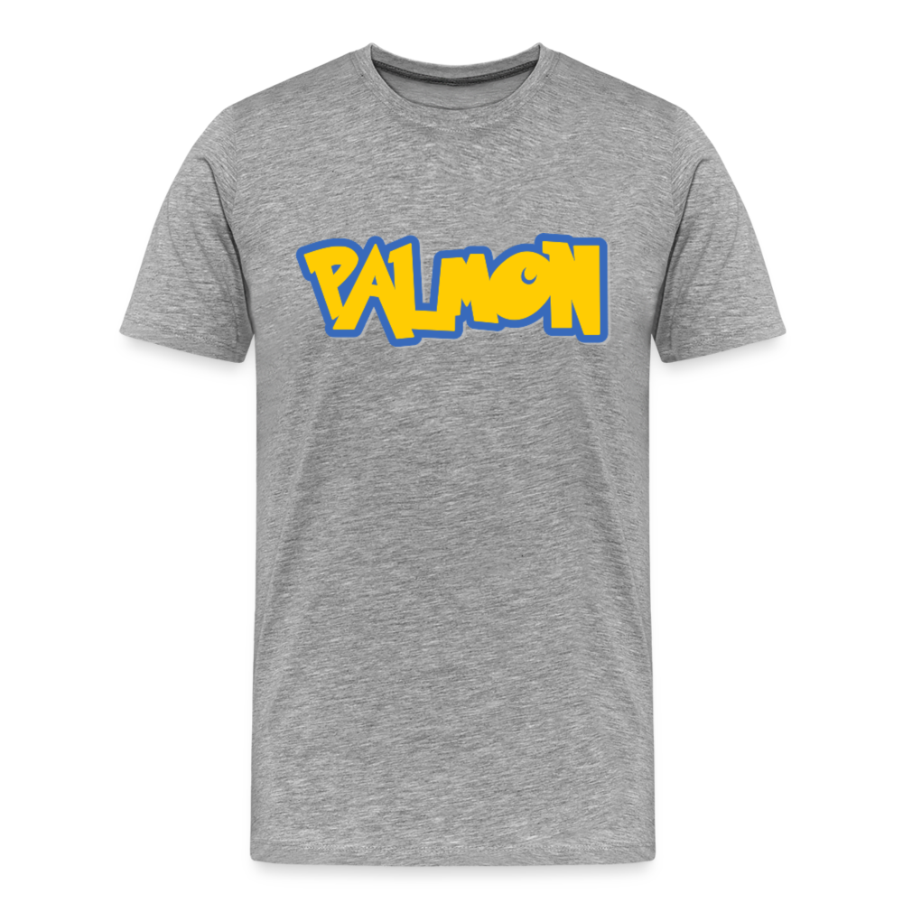 PALMON Videogame Gift for Gamers & PC players Men's Premium T-Shirt - heather gray
