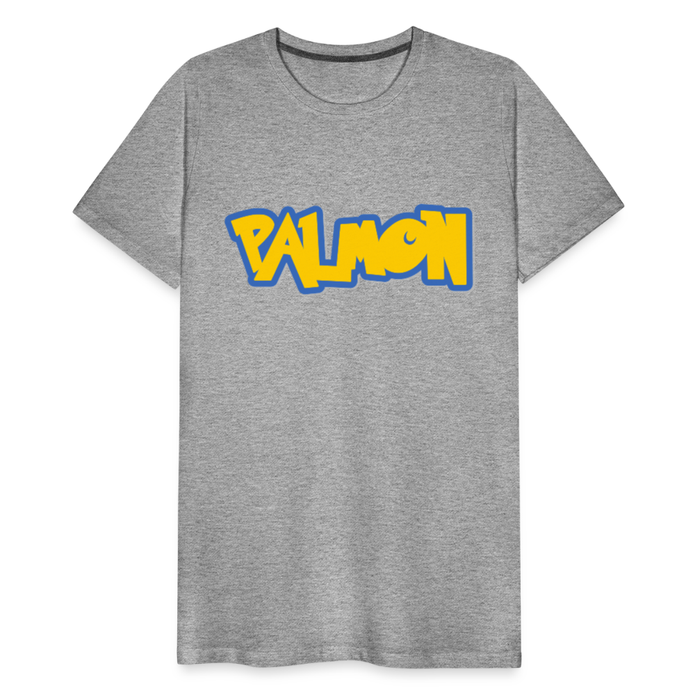 PALMON Videogame Gift for Gamers & PC players Men's Premium T-Shirt - heather gray