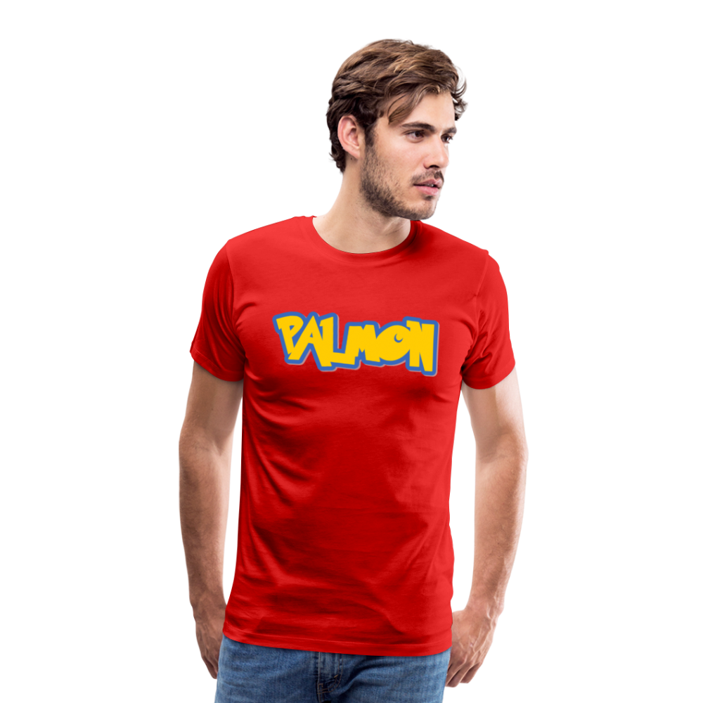 PALMON Videogame Gift for Gamers & PC players Men's Premium T-Shirt - red