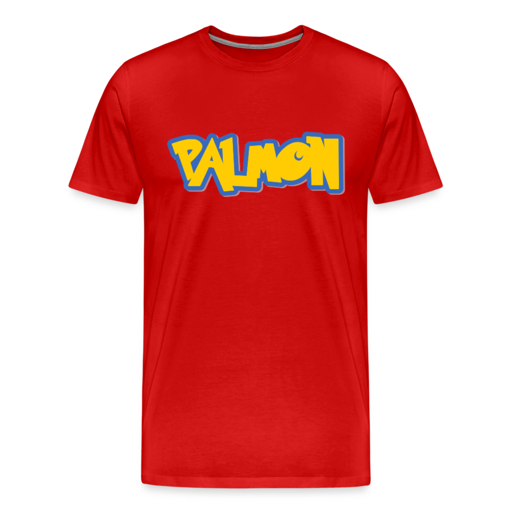 PALMON Videogame Gift for Gamers & PC players Men's Premium T-Shirt - red