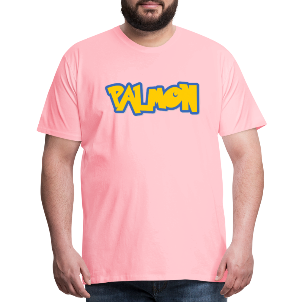 PALMON Videogame Gift for Gamers & PC players Men's Premium T-Shirt - pink
