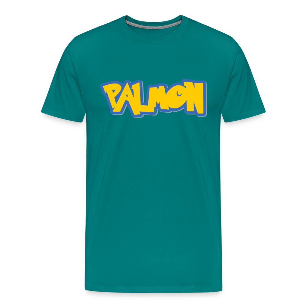 PALMON Videogame Gift for Gamers & PC players Men's Premium T-Shirt - teal